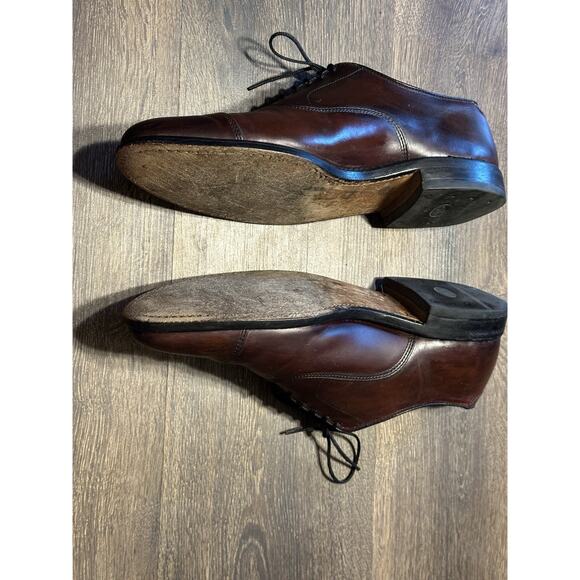 Allen Edmonds Burgundy Oxblood Mens Dress Shoes Boardroom US 10.5 Inch Oxfords main image 8